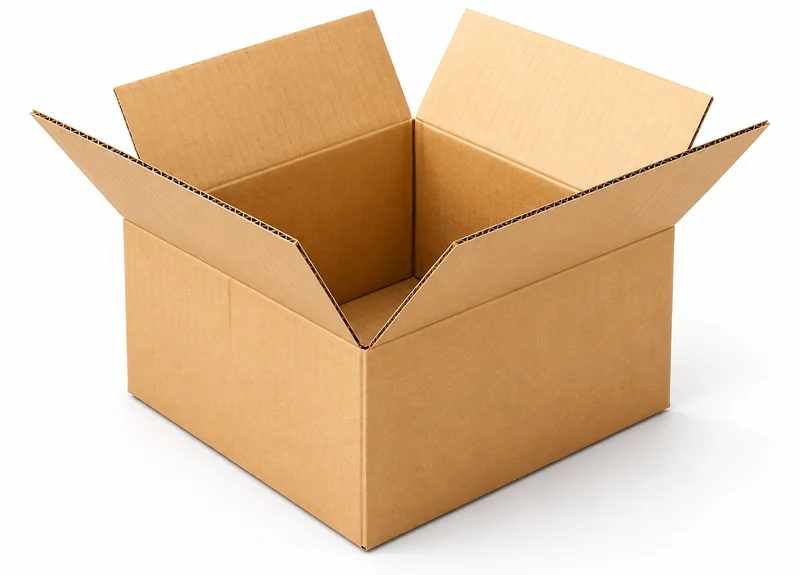 Die-cut corrugated box