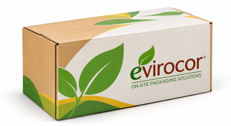 Recyclable printed corrugated box